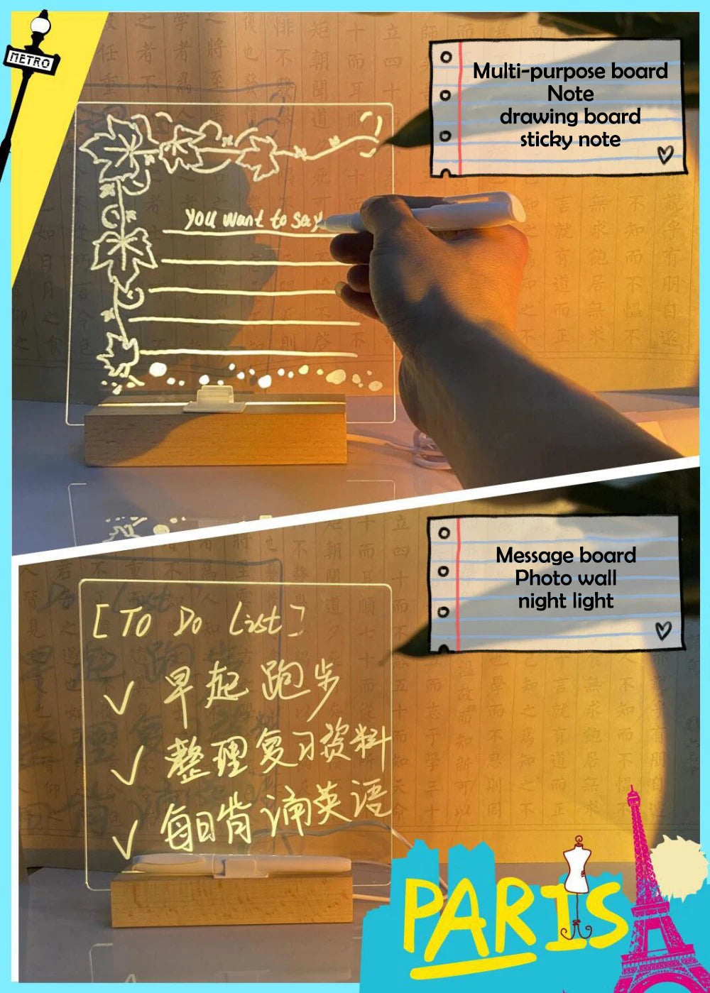 Lamena LED Drawing Board